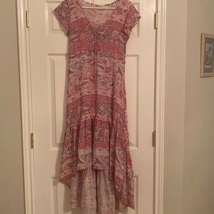 Cute Odd Molly Pink Summer Maxi Dress size M